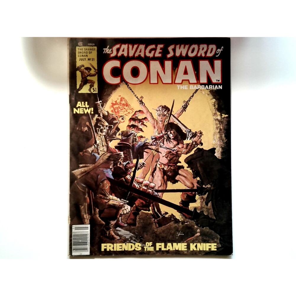 The Savage Sword of Conan #31 Marvel 1977 Art by John Buscema